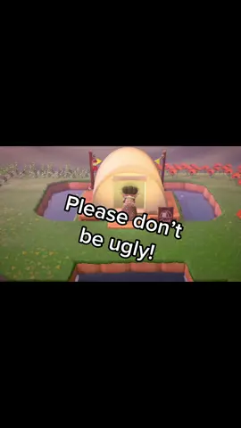 I was NOT expecting this! 😳 #animalcrossingnewhorizons #animalcrossingswitch #acnh #animalcrossing #pleasedontbeugly #campsitevillager #fyp 