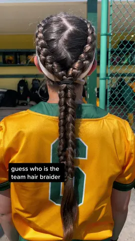 always the braider never the braided #brockportsoftball #foryou 