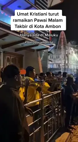 Indahnya Toleransi di Kota Ambon. Moto orang Maluku, “Potong dikuku rasa didaging, Ale rasa bera rasa, katong samua basudara” 😎😎👏🫶🫶🫶  • #toleransi #kristiani #muslim #kotaambon #maluku #basudaramanise #ambon 