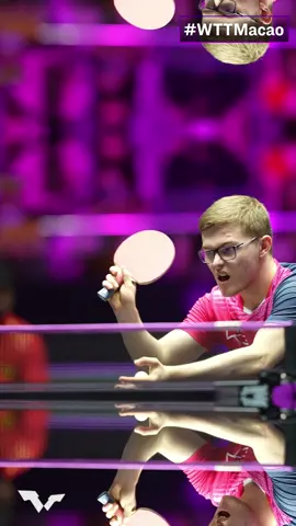 🍭🍭🍭 Will Alexis Lebrun bring his unique serve to the table in his #WTTMacao Semifinals face-off against the GOAT?  Tune in to their match next - LIVE at YouTube.com/WTTGlobal and worldtabletennis.com/livevideo 🎥