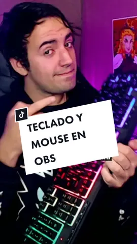 MUESTRA tu TECLADO y MOUSE en DIRECTO! #obs #game #stream #twitch #youtube #tutorial #teclado #mouse #fyp 