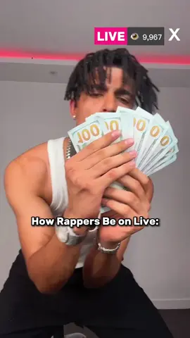 How Rappers Be on Live : 💵🔫😂💀