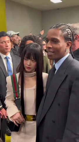 Still thinking about when @A$AP Rocky  and @NewJeans’ Hanni met at @Gucci… still waiting on the collab to drop 🥺 🎥: @hoduarchive  #gucci #asaprocky #hanni #newjeans #fw23 #Runway #catwalk #celeb #kpop #rap #fashion #asap #fashionshow #foryoupage #fyp 