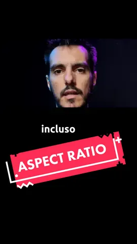 relación de aspecto Audiovisual #audiovisual #aspectratio #relaciondeaspecto #cine #video 
