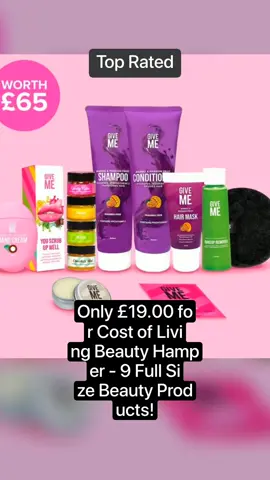 Cost of living beauty hamper grab yours now, ONLY £19 whilst stocks last #costofliving #costoflivingcrisis ##costoflivingcrisisuk #beauty #beautyproducts #hampers 