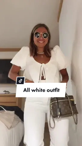 All white outfit idea! #allwhiteoutfit #summerfashion2023 #casualsummeroutfits 