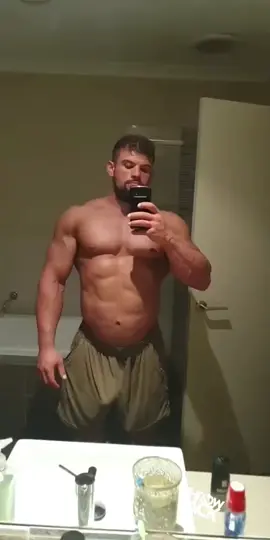 Checking out the conditioning in the mirror while letting it hang free #fyp #fypシ #men #muscle #beard #hairy #pecs #pecbounce #gay #flex #daddy #abs #sweaty #sweat #man #musclebear #musclegod #alpha 