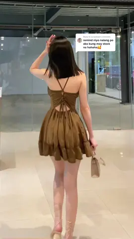 Replying to @suraydaaa Restocked! ❤️ #thisisthefit #dress #WomenOfTikTok #OOTD #outfit #outfitideas #girls #shortdress #summeroutfit #fairydress #shorthair #neutral #neutraloutfit #dresses 