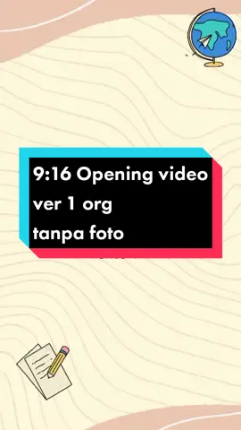 #CapCut Opening Video 9:16 ver 1 org tanpa foto #opening #video #intro #openingvideo #tugas #sekolah #ver1orang #9:16