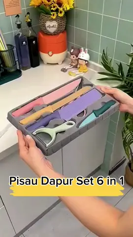 pisau set 6 in 2 . . #coolgadgets #alatrumahtangga #barangbaranglucu #goodthingforyoupage #produkkreatif #barangunik #goodthings #gadgetforlife #tiktokshop #amazingidea #kerajinantiktok #usefulthings #funvideo #goodthingtoshare #idekreatif #chinesehomegadgets #papercraft #sharegoodthings #flksyaguysbiarrame 