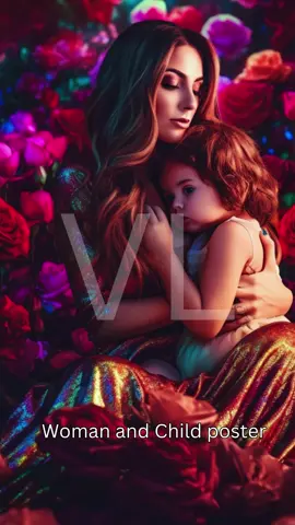 Woman and child poster/Located in my store for purchase.