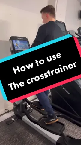 How to use the crosstrainer 💪 #gym #Fitness #workout #gymtips #weightloss 