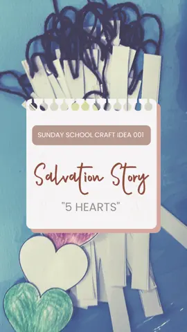 Arts & Crafts Idea for Salvation Story ♥️ Simple materials only 🤗#christiantiktok #sundayschool #sundayschoolteacher #sundayschoolactivity #kidsactivity #kidsactivityideas #artsandcrafts #artsandcraftsforkids #salvation #salvationstory 