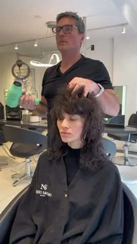 NATURAL HAIR TEXTURE 💥 #wolf #wolfcut #shag #bangs #naturalhairtexture #layers #layeredhaircut #nunziosavianosalon #nychairstylist #nychairsalon #hairgoals #hairtok #foryou 