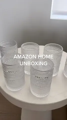 Amazon home unboxing!! ✨ all the summer glassware 😍🫶🏼🍉☀️⛱️🍹im obsessed! #amazonhome #amazonhomefinds #amazonunboxing #amazonhomehaul #viralamazonfinds #amazonglassware #aestheticglassware #satisfyingunboxing 