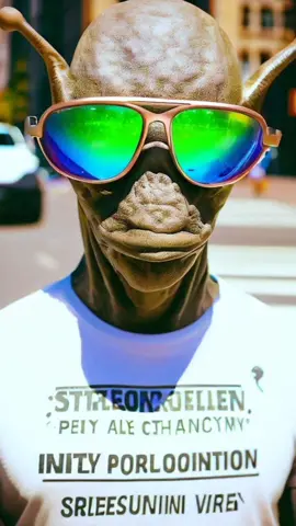 Out of this world fashion! Real aliens rock the runway in Ray-Ban sunglasses. 👽🕶️ #AlienFashion #RayBan #RunwayReady