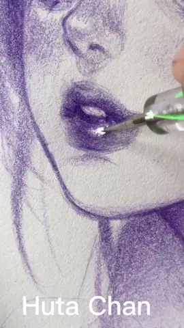 Tui có sổ mới 💜 #pencil #drawing #sketchbook #hutachan #art #purple #hutaart #sketching #fypシ 