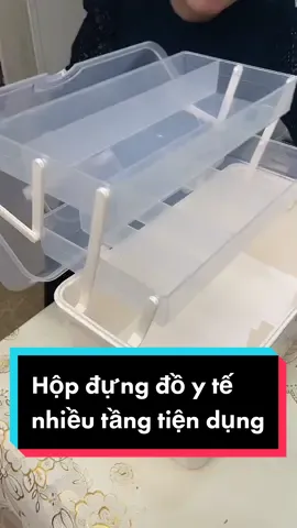 Hộp đựng đồ y tế gia đình nhiều tầng, đa năng, tiện dụng #hopdungdo #hopdungdodungytegiadinh #hopdungthuoc #hopdungthuocmini #hopdungthuocyte 