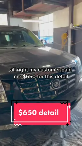 A full detail and scrath removal on a cadillac Escalde  #cardetailing #detailer #carwash #asmr #tires #rims #autodetailer  #autodetailer #auto #detailingaddicts #carcleaning #carcleaning #pressurewash #foamwash 