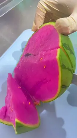 OMG 😱purple watermelon?😱🍉#usa #fruit #asmr 