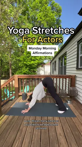 ACTORS : Your guided Monday morning stretch #actortok #actorslife #actorfyp #actingtips #actormentalhealth #actormindset #actingmentor #yogaforactors 