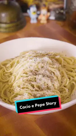 Cacio e pepe is a favorite in our home and this particular recipe was very important for me when I was getting serious about cooking back in 2016. It really kind of bent the rules of a staple and reinforced the important balance of tradition, innovation and practicality for home cooking. Full recipe breakdown is on @serious_eats  Also see below: Ingredients: • 4 tablespoons (60ml) extra-virgin olive oil, divided • 1 teaspoon coarsely ground black pepper, to taste • Kosher salt, to taste • 1/2 pound (225g) spaghetti • 2 tablespoons (30g) unsalted butter • 2 ounces Pecorino Romano cheese (about 1 cup; 55g), very finely grated on a Microplane or the smallest holes of a box grater, plus more for serving Steps: • Heat 3 tablespoons olive oil and about a teaspoon of black pepper in a medium skillet over medium-low heat until ingredients are fragrant and pepper is barely starting to sizzle. •  Place spaghetti in a large skillet and cover with water. Season with salt and bring to a boil, prodding spaghetti occasionally to prevent it from clumping. Cook until spaghetti is al dente. • Transfer 2 to 3 tablespoons of pasta cooking water to the skillet with the olive oil/pepper mixture. Stir in butter and then add in pasta. • Add cheese and remaining olive oil to the skillet and stir with a fork until cheese is completely melted. Season to taste with salt and more black pepper. Serve immediately, passing extra grated cheese and black pepper at the table. Apron is @hedleyandbennett  #asmrcooking #pasta  #spaghetti #italianfood