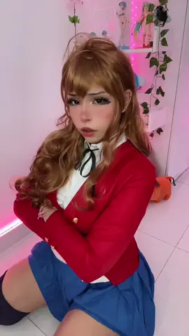 I FORGOT TO BLINK im sorry . #cosplay #cosplaygirl #cosplayer #egirl #taigaaisaka 