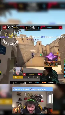 Confira essa jogada incrível do Cadian na live do Gaules! O jogador mostrou toda sua habilidade e garantiu a vitória da equipe. E se você também é fã de CS:GO e quer ficar por dentro de todas as novidades, siga nosso perfil e não perca nenhum conteúdo! 🎮🔥 #CSGO #jogada #Cadian #Gaules #esports #gamers 
