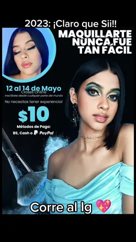 Feliz de poderles anunciar está oportunidad para que también aprendan a Maquillarse 💖 info al Ig #makeup #maquillaje #sina #maquillajetutorial #maquillajedeojos #maquillajetips 