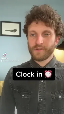 🎬 Learn the phrasal verb “clock in” with this hilarious conversation between two coworkers! ⏰ In this reel, we’ll see how Sarah struggles to understand what her colleague, Tom, means when he says he needs to “clock in” at work. But with some playful banter and examples, Tom explains that “clocking in” simply means to record your work hours. Watch the full video to learn more about this useful phrasal verb and how to use it in everyday conversation! #phrasalverbs #learnenglish #worklife #funnyconversations #clockin #a2 #b2 #b1 #c1 #ielts #ieltsspeaking #ingles #businessenglish #inglês #inglesonline #inglêsonline #inglesrapido #learnenglish #englishfast #aprendeingles 