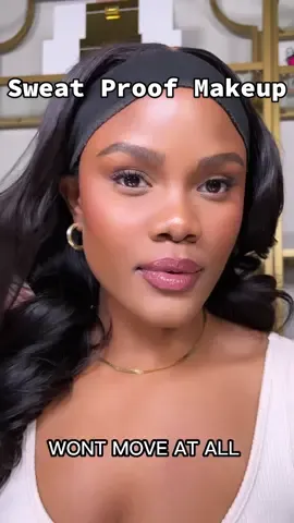 Sweat proof makeup tutorial. All products are Linked In My Bio ✨ #beauty #makeup #sweatproofmakeup #sweatproofmakeuptips  #fyp  I'll be sharing tips for sweat proof makeup. This makeup for hot weather, heat proof sweat proof makeup will have your makeup lasting long all day