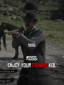 the fishing detail is so crazy, rockstar nails everything || Jack and Edgar Ross reunion after 15 years 😮‍💨 || #jackmarston #edgarross #reddeadredemption2  #reddeadredemption1 #rockstargames  || #reddeadkilgore 