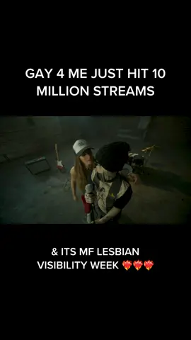 cant wait to scream this live again, see you at pride 😈🏳️‍🌈 @gflipmusic #queer #lesbianvisibilityweek #lgbtqmusic 