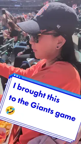 I brought this to the Giants game and imma do it every single time! it helps with  cleaning up all the trash! #sfgiants #giantsgameday 