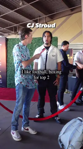 First NFL interviews lol 🏈 What’s the most exciting and most boring sport to watch in your opinion? 👀 All these guys were in attendance for the Gervonta Davis vs. Ryan García fight in Las Vegas 🥊🔥 #football #nfl #sportslover #sportstiktok 