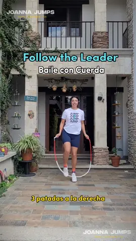 Follow the Leader Dance 🕺🏻 🤩 Te específico los movimientos para que puedas aprenderlo. ✅ 3 patadas lado derecho ✅ 1 abrir y cerrar ✅ 3 palabras lado izquierdo ✅ 1 abrir y cerrar X2 ✅ 4 Swing hacia arriba ✅ 2 Swing dobles laterales con desplantes  X2 ✅8Rodillas en alto alternadas ✅ 4 talones alternados X1 ✅ 2 Southpaw lado izquierdo ✅ 2 Southpaw lado derecho X2 ✅ 15 Desplazamientos de piernas a lado izquierdo y derecho  Repites 🔄 Aquí uso mi cuerda segmentada rojo y blanco. Adquiere la tuya en em link en mi perfil. Envíos a México y Guatemala 🇬🇹 próximamente en Amazon 😊 🙌🏻 #baileconcuerda #saltarlacuerda #saltoconcuerda #guatemala #cuerdasegmentada #tutorial 