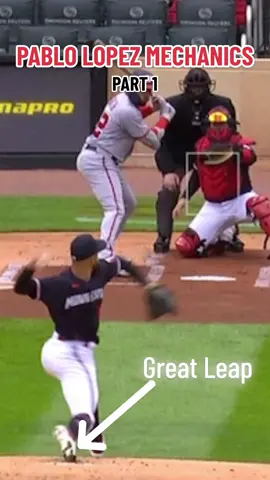𝓟𝓪𝓫𝓵𝓸 𝓛𝓸𝓹𝓮𝔃 𝓜𝓮𝓬𝓱𝓪𝓷𝓲𝓬𝓼 Pablo has an efficient delivery that has him throwing an easy 95 mph in this video.  If you watch closely, right before foot strike, his right heel comes off the rubber initiating a leap that starts his hip rotation, creates more ground force, and increases his stride length so he is releasing the ball closer to home.  #mechanics #MLB #baseball #coaching 