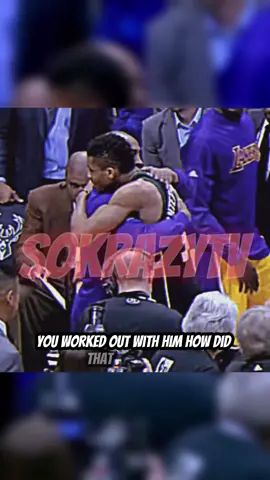Giannis on Working out with Kobe Bryant !  #sports #SportsNews #NBA #podcast #fyp #fy #share #viral #sokrazytv #sportstiktok #like #viraltiktok #basketballtiktok #nbahighlights #basketball #shorts #kobe #kobebryant #giannisantetokounmpo #milwaukeebucks 