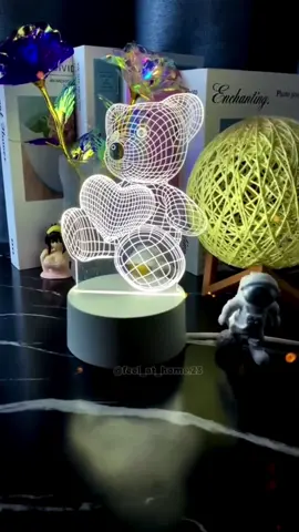3D Acrylic LED Lamp Night Light Bedroom Best Gift Souvenir. #nightlamp #ledlamp #giftforher #surprisegift