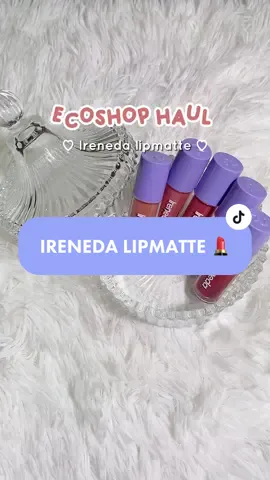 Sumpah best gila lipmatte ni! Dah la kecil molek je. Senang nak letak dalam poket. Texture dia soft matte tau. Tak ada la rasa kering bibir tu 💋 #ireneda #irenedalipmatte #ecoshophaul #ecoshopmalaysia #ecoshophaulcheck #lipmatteviral #InspirasiRaya #GayaRaya #racunbynanad  