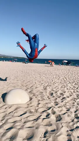 The amazing Spiderman #realstunt #realspiderman 