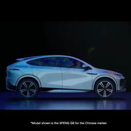 Sleek design, dazzling in traffic. *Model shown is the XPENG G6 for the Chinese market. #XPENGG6 #FutureMobility