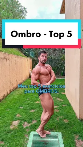 Confira meu top 5 exercícios de Ombros! #academia #musculação #ombro #shoulderworkout 