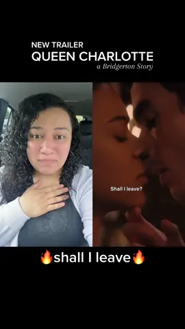 #duet with @bridgerbee1812 it’s the SHALL I LEAVE for me!! THIS IS GOING TO BE STEAMY AND HEARTWRENCHING AT THE SAME TIME!👏🏽 I’m SO excited for Queen Charlotte: A Bridgerton Story! #bridgerton #bridgertonnetflix #queencharlotte #queencharlotteabridgertonstory   