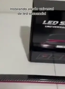 Spoiler de maletera en fibra carbono con luz led 5funciones #universal #autostuning🏍️🚘🔥🔥 #modificacion  #paratiiii