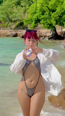 ทาครีมแล้วไปทะเลกัน 💓💜 #คุกกี้คิตตี้คาเฟ่ #ครีมง่ามขาแอนนา #ครีมแอนนา 