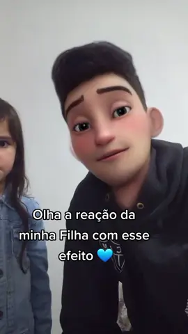 A reação dela foi a melhor ❤  Te amo Filha  #cartoonify #foryou 