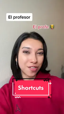 Lets make spanish a little easier by shortening these words! #spanish #studyspanish #spanishtiktok #learnspanish #easyspanish 