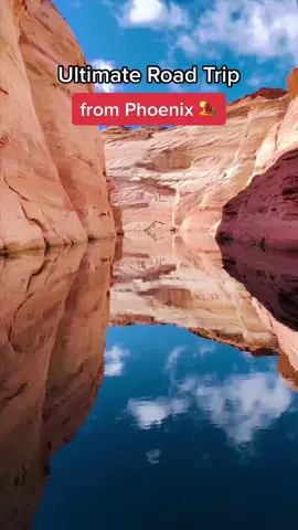 Surrounded by the most beautiful natural wonders in the Southwest, Page, AZ, is a 4 hour drive from Phoenix and only a short drive away from the Grand Canyon, Zion National Park, and Monument Valley 🚗🏜️ Here you can explore sites like:  📍 Horseshoe Bend 📍 Vermilion Cliffs 📍 Lower Antelope Canyon 📍 Tower Butte As you explore the beauty of Arizona, we kindly remind visitors to always show respect to the Navajo Nation, the largest Native American reservation in the country, by honoring their culture and traditions. Let’s preserve and appreciate the rich history of this land together. #fyp #arizona #arizonacheck #exploremore #beautifuldestinations #tiktoktravel #roadtrip #phoenix #az #thingstodo #foryou 