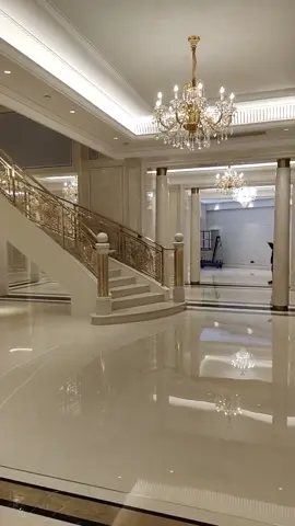Marble decoration in progress#marble #stones #mansion #stonehouse #villa #morden #luxuryhouse #white 